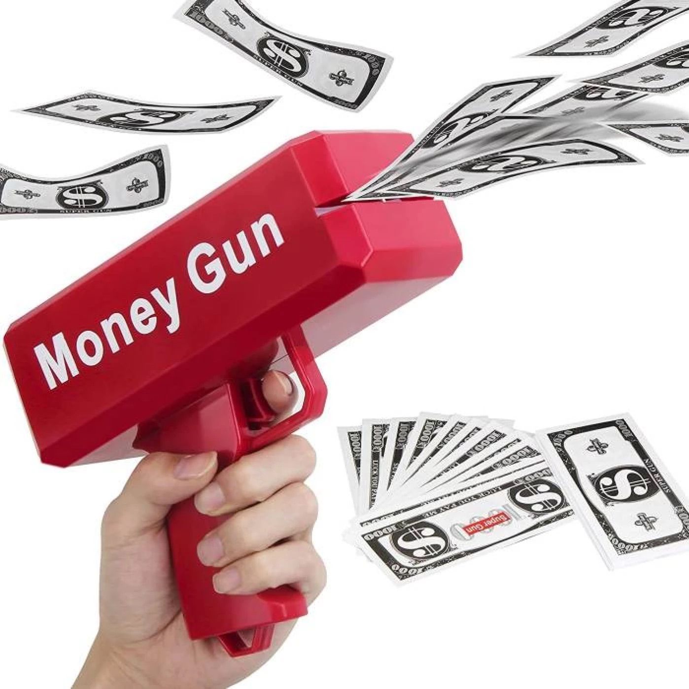 Пистолет, стреляющий деньгами G-Toys Super Money Gun - фото 4