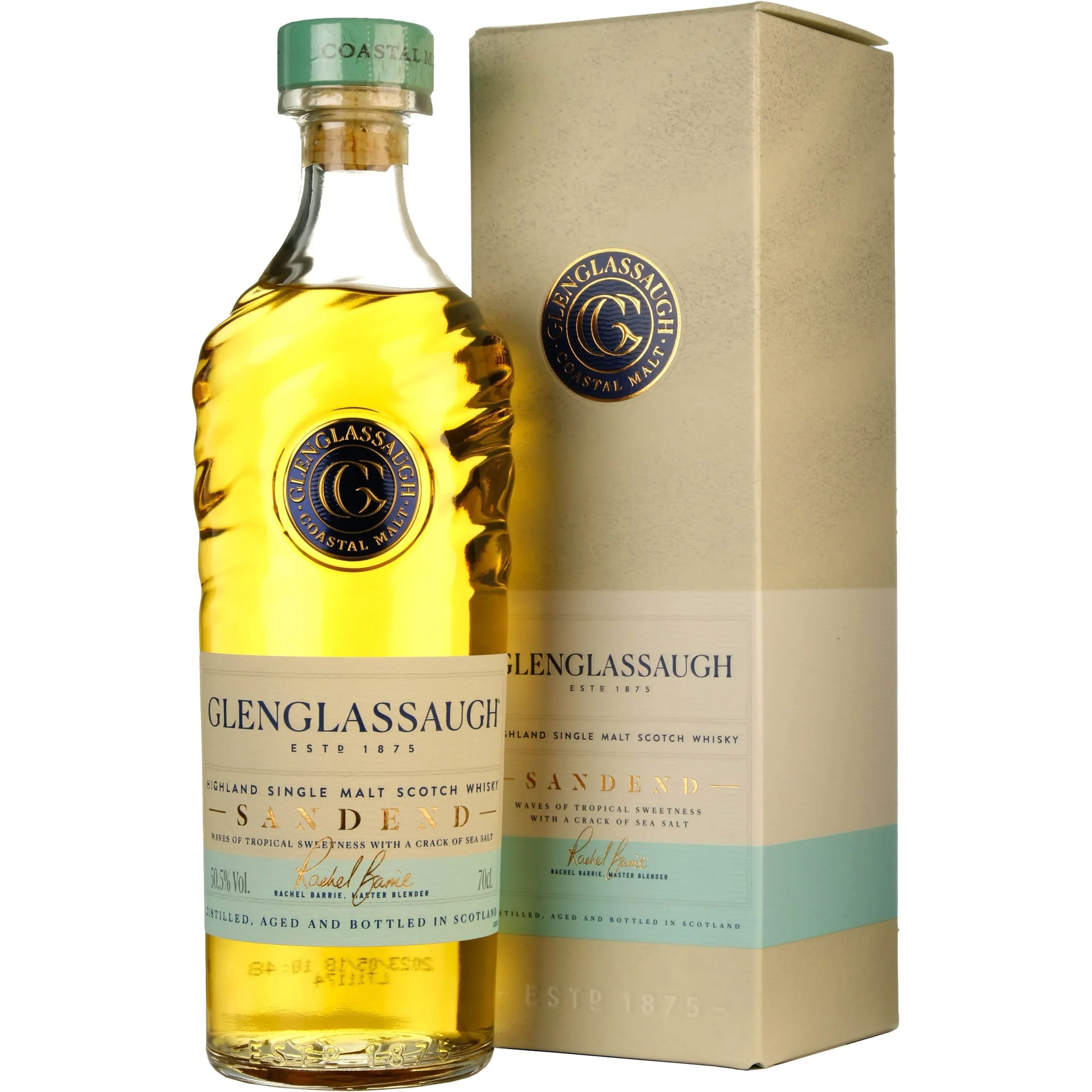 Віскі Glenglassaugh Sandend Single Malt Scotch Whisky 50.5% 0.7 л, в подарунковій упаковці - фото 1
