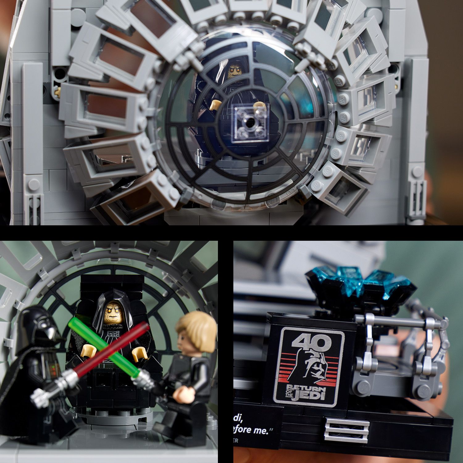 Конструктор LEGO Star Wars Диорама Тронный зал императора 807 деталей (75352) - фото 7