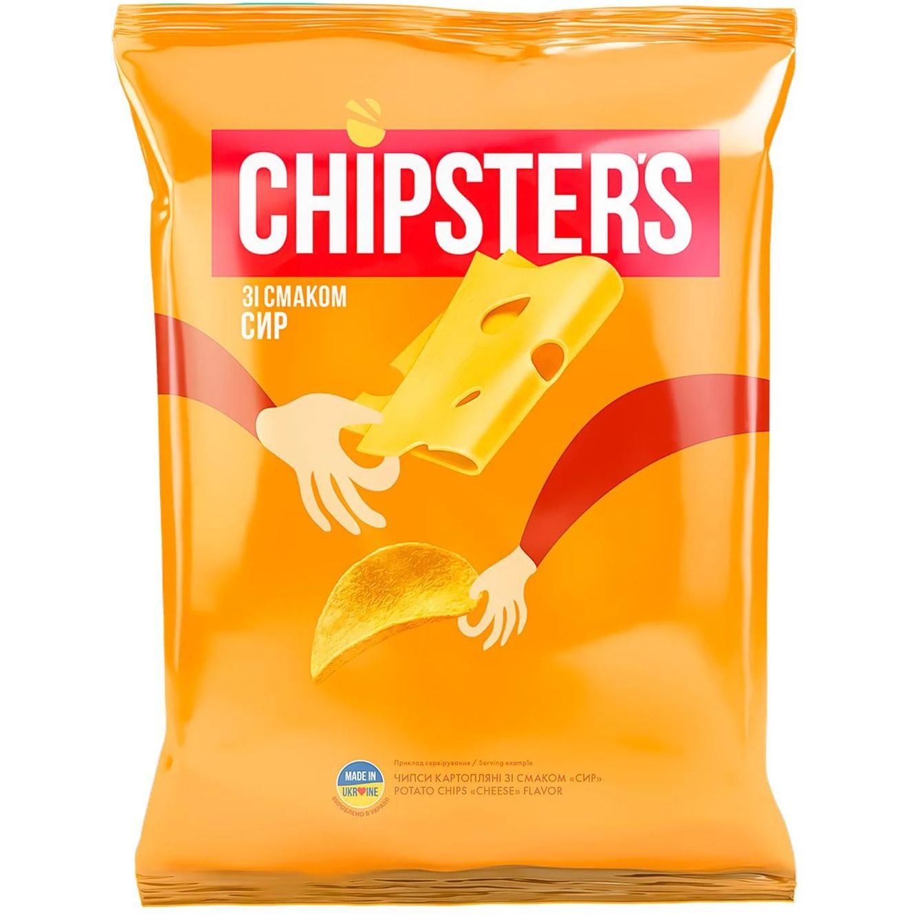 Чипси Chipster's зі смаком сиру 70 г (608036) - фото 1