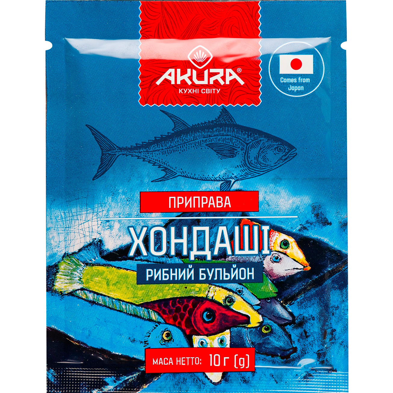 Приправа Akura Хондаши рыбный бульон 10 г - фото 1
