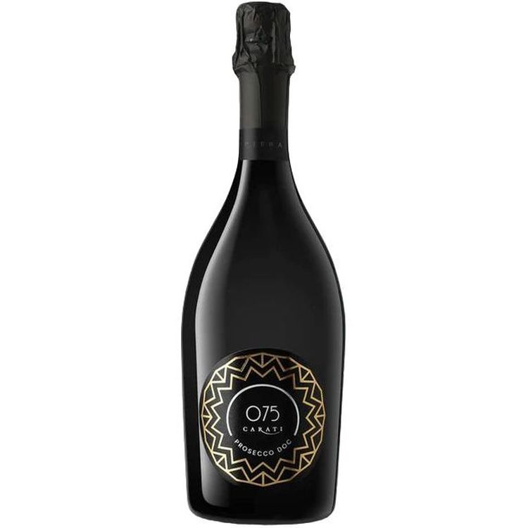 Вино ігристе Piera Martellozzo 075 Carati Prosecco Extra Dry Veneto, біле, брют, 0,75 л - фото 1