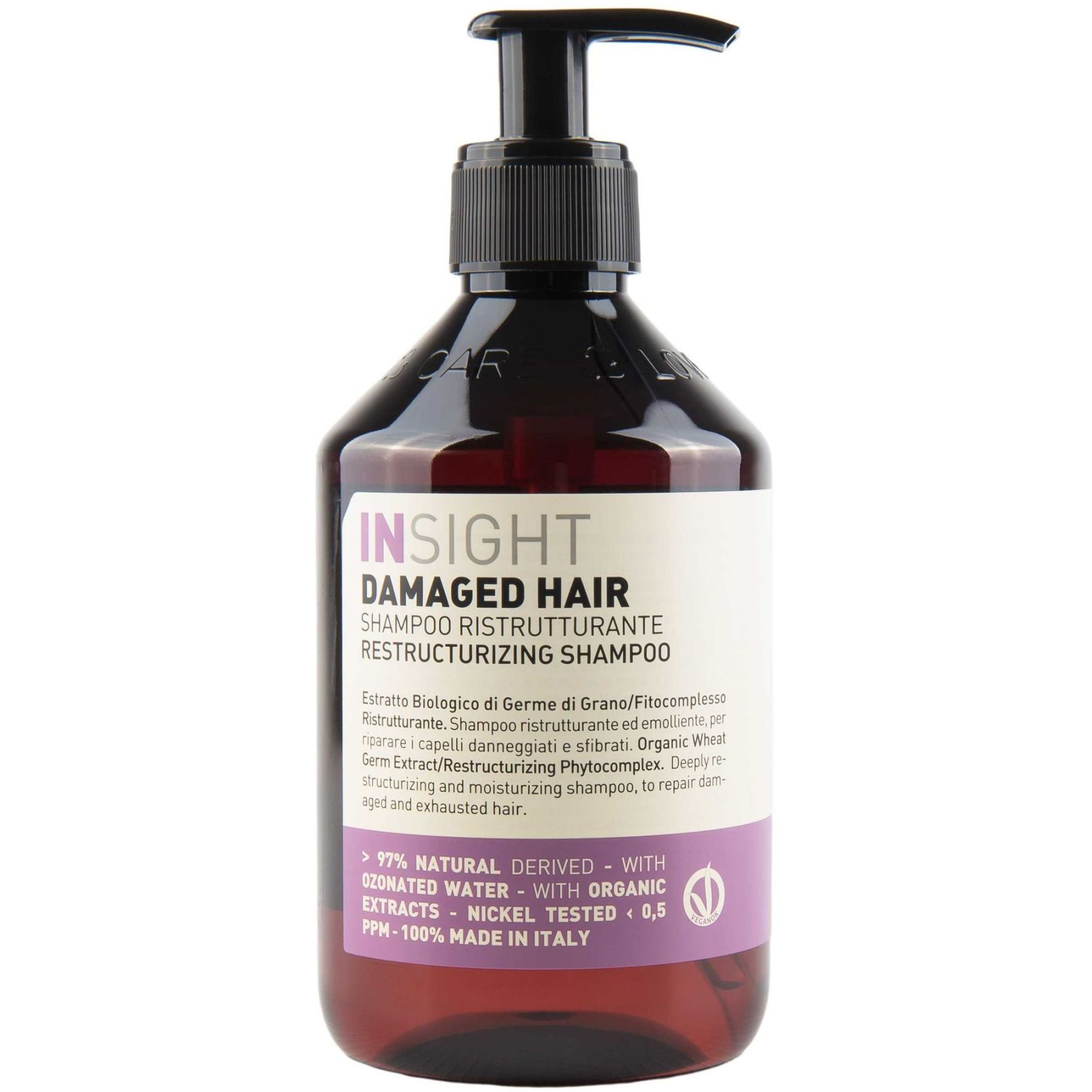 Шампунь Insight Damaged Hair Resctructurizing Shampoo Відновлюючий 400 мл - фото 1