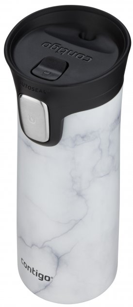 Термостакан Contigo, 420 мл, белый дымчатый мраморный (2104543) - фото 2
