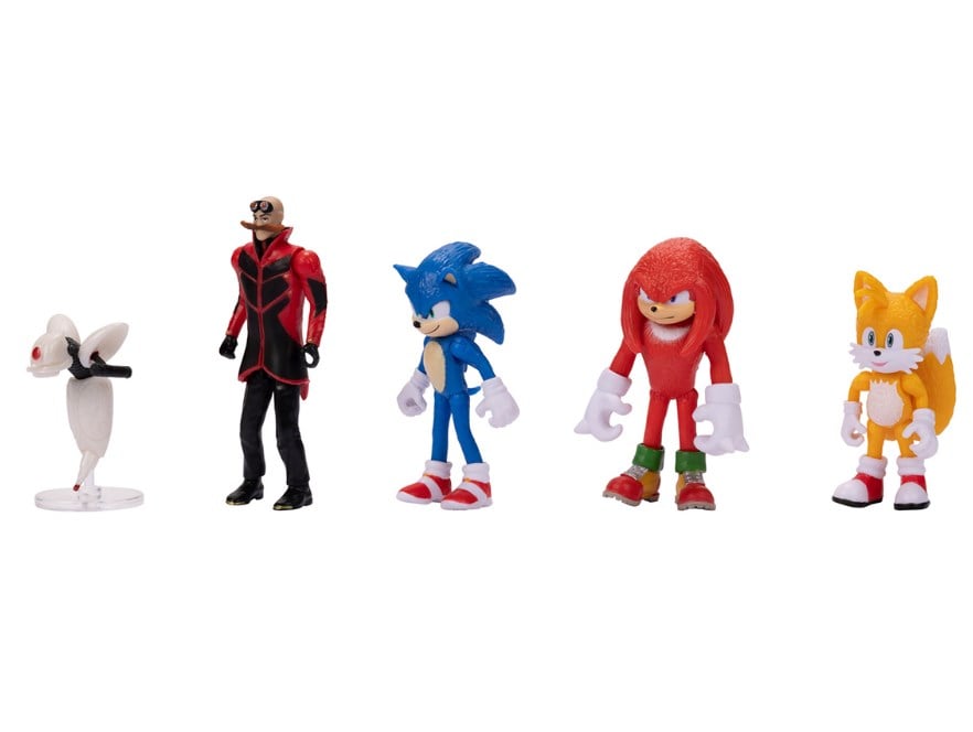 Набір ігрових фігурок Sonic the Hedgehog 2 Сонік та друзі, 5 фігурок, 6 см (412684) - фото 7