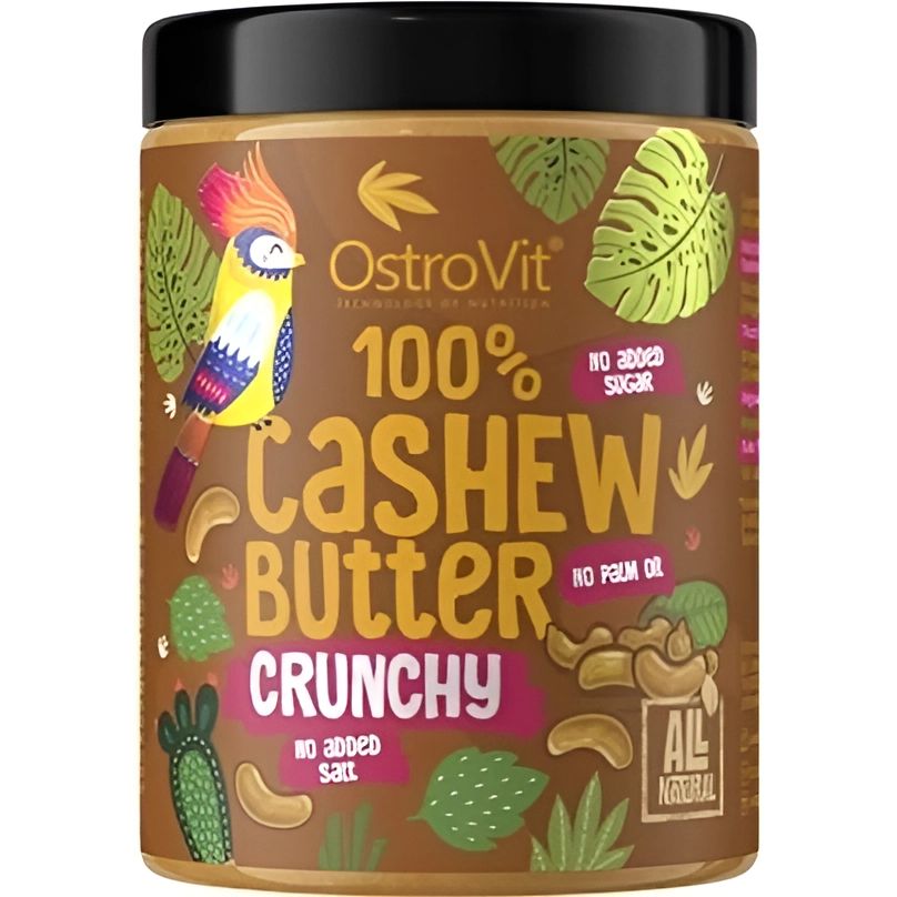 Масло из орехов кешью OstroVit 100% Cashew Butter crunchy 1000 г - фото 1