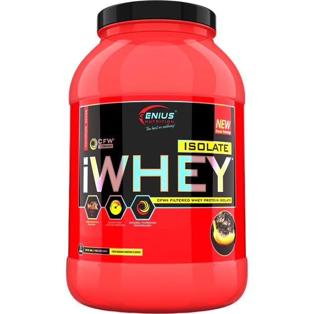 Протеин Genius Nutrition iWhey Isolate Banana 900 г - фото 1