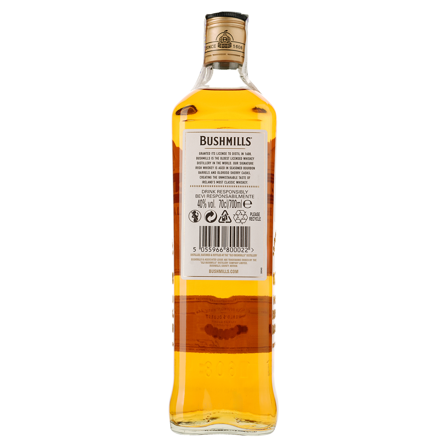 Виски Bushmills Original, 40%, 0,7 л (374291) - фото 2