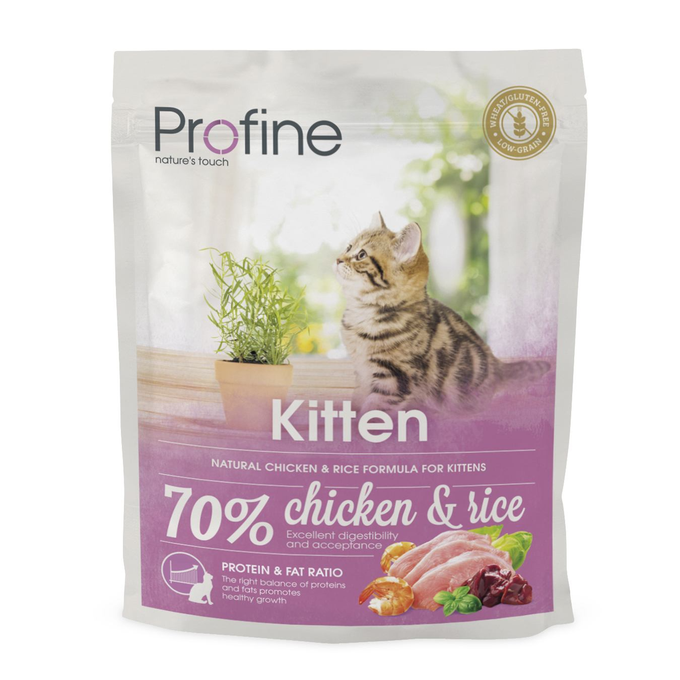 Сухой корм для котят Profine Cat Kitten, с курицей и рисом, 300 г - фото 1