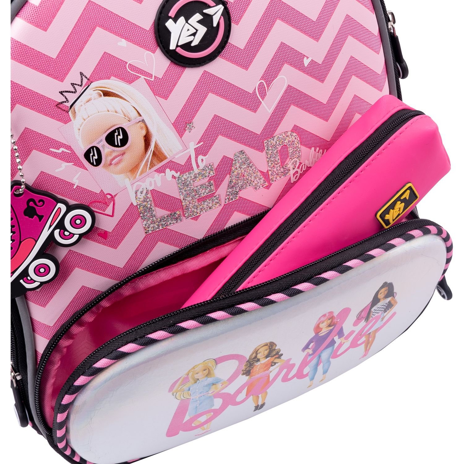 Рюкзак каркасний Yes S-30 Juno Ultra Premium Barbie, розовый (558956) - фото 8
