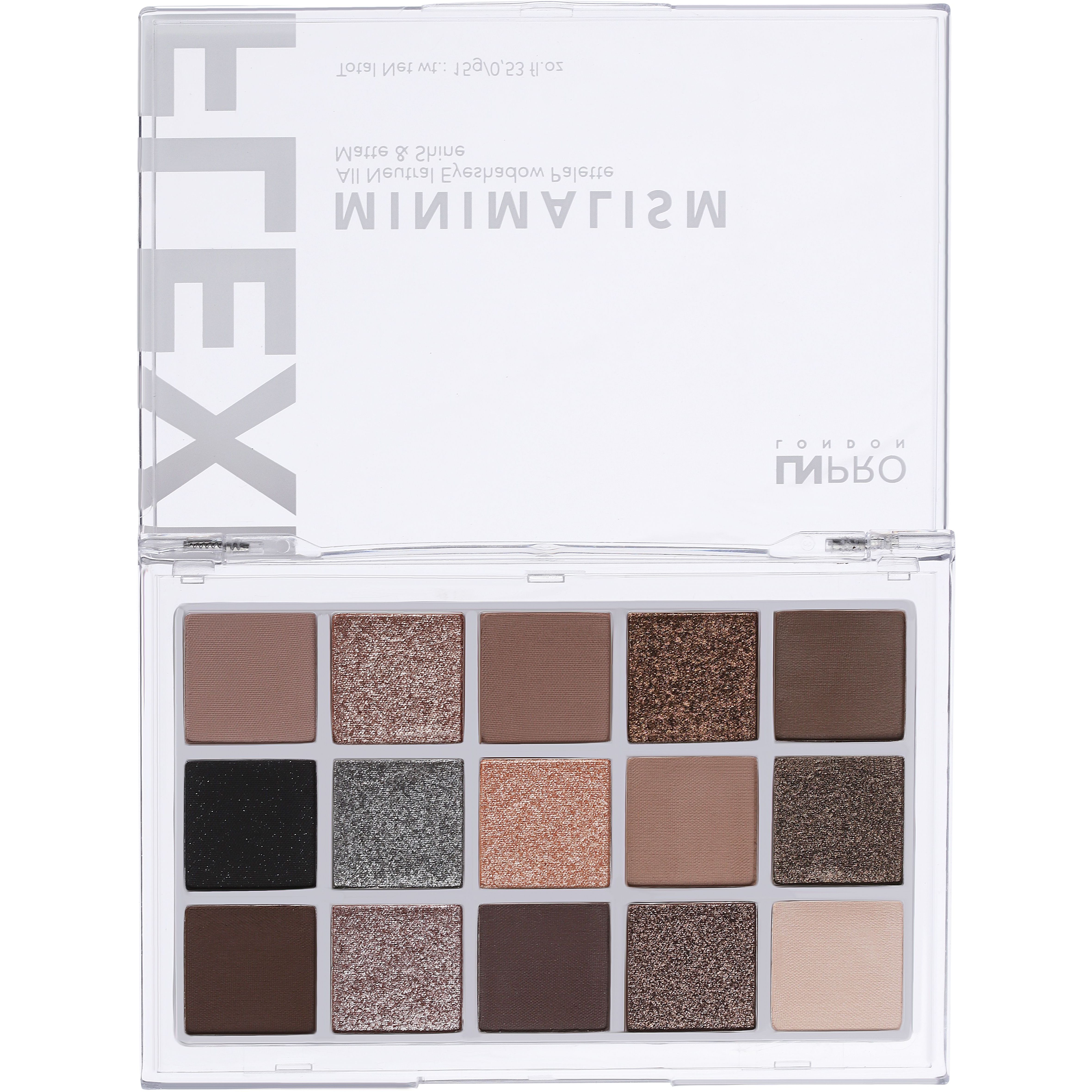 Тіні для повік LN Pro Flexi Minimalism Eyeshadow Palette відтінок 101, 15 г - фото 1