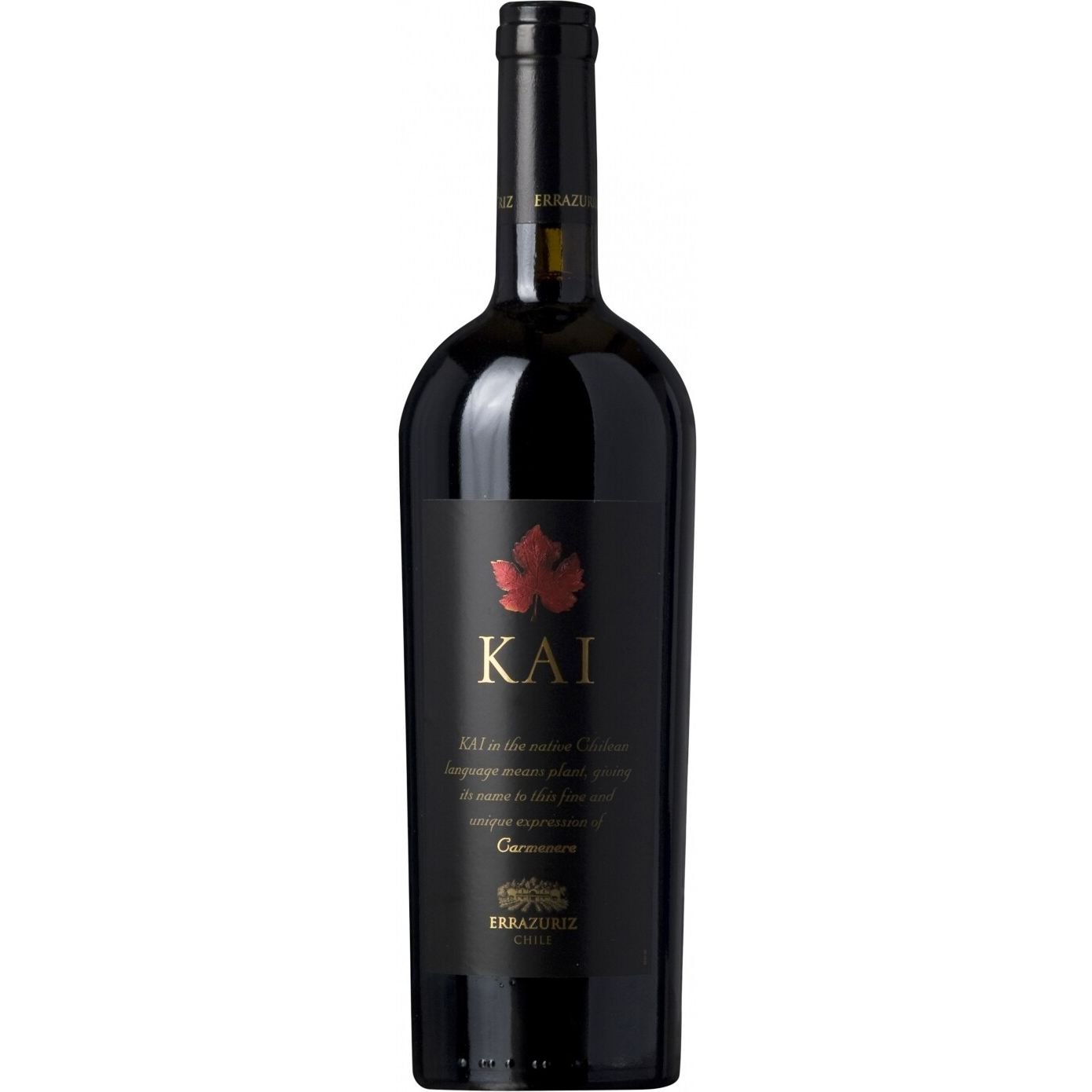 Вино Errazuriz Kai Carmenere, червоне, сухе, 0,75 л - фото 1
