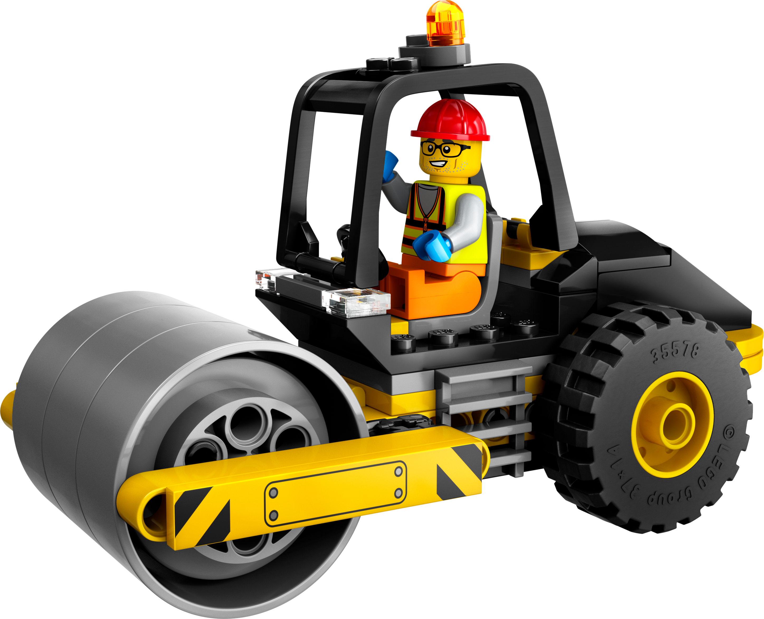 Конструктор LEGO City Будівельний паровий каток 78 деталей (60401) - фото 2