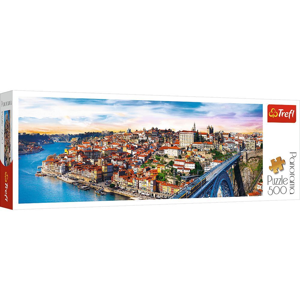 Пазлы Trefl Панорама Порту Португалия 500 элементов - фото 1