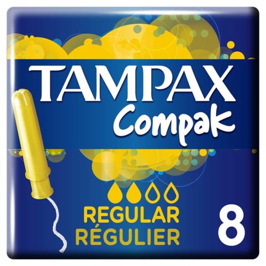 Тампоны Tampax Compak Regular с аппликатором, 8 шт. - фото 1