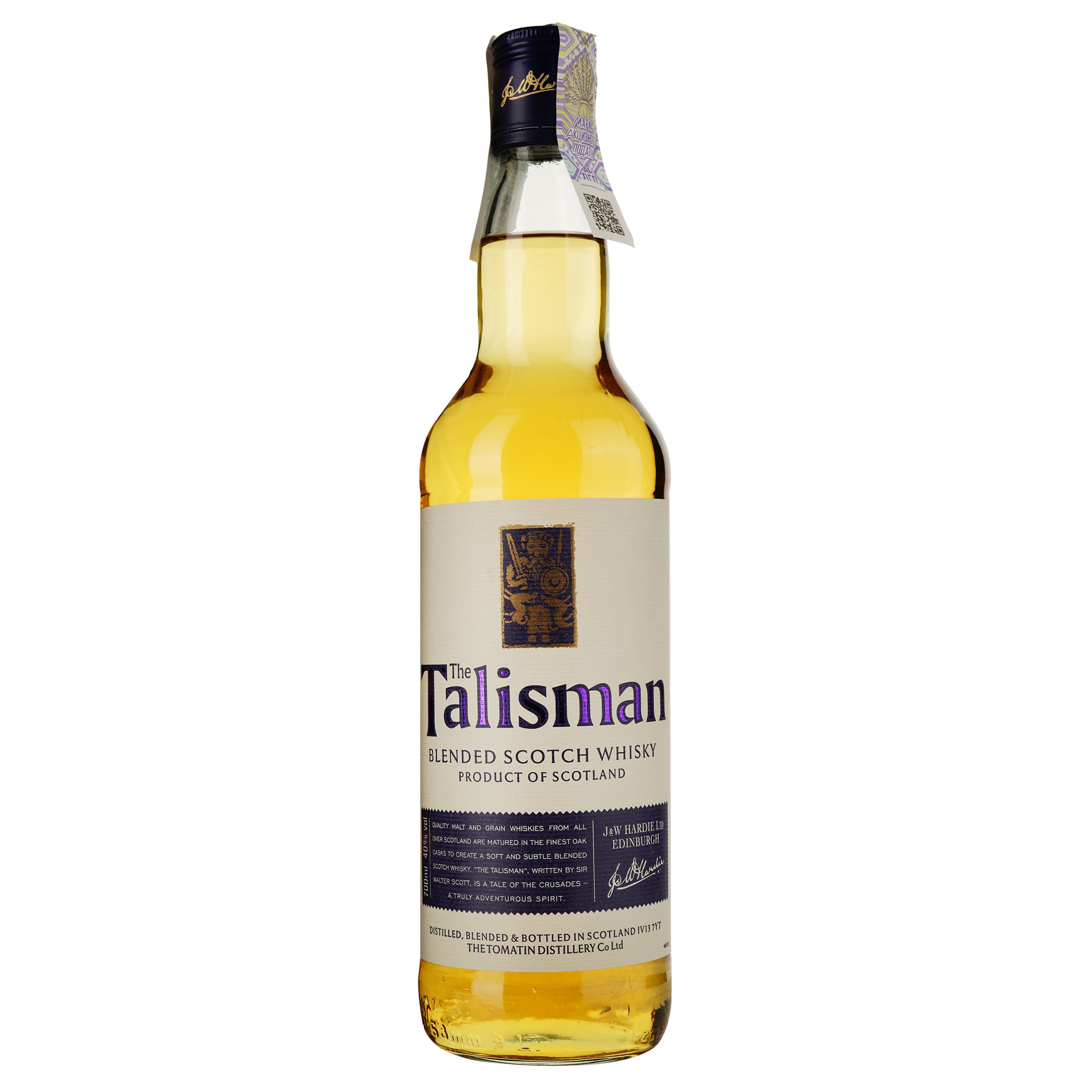 Віски J&W Hardie Talisman, Blended Scotch Whisky, 40%, 0,7 л (861555) - фото 3