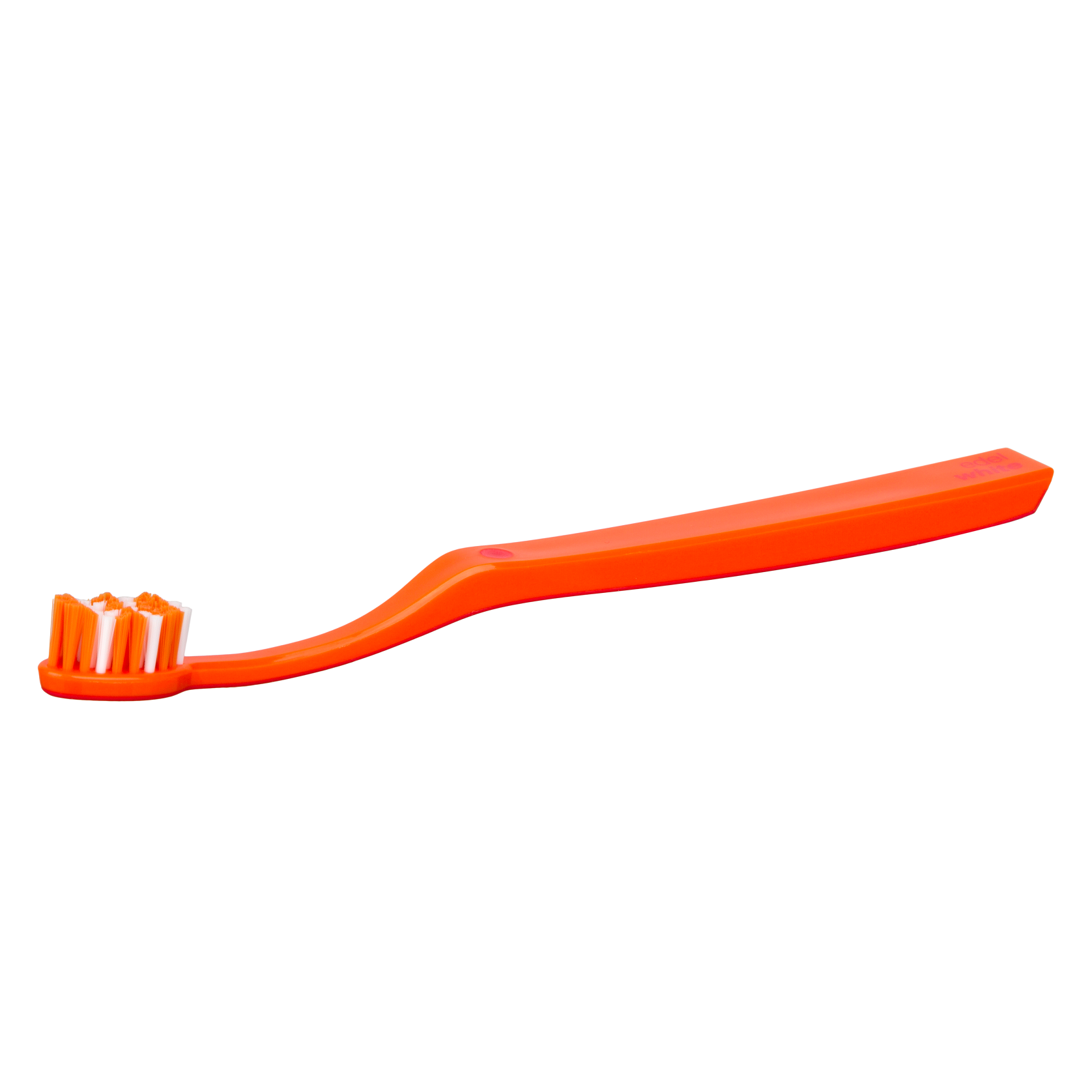 Гігієнічна зубна щітка Edel White Allround середньої жорсткості, помаранчевий - фото 1