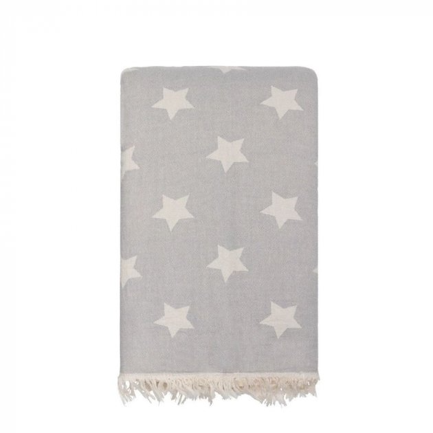 Плед-накидка Barine Wool Star Throw, 170х135 см, сірий (svt-2000022275774) - фото 2