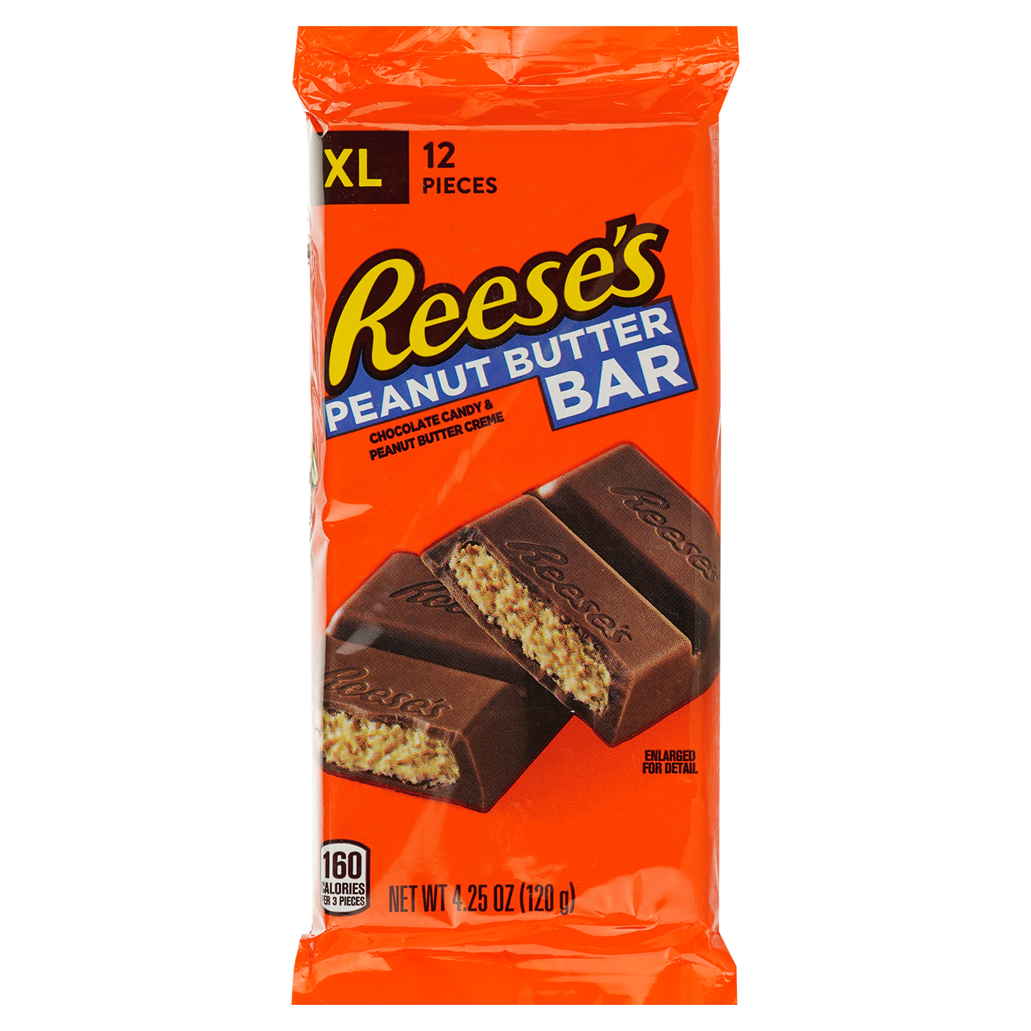 Шоколад молочний Reese's XL Bar з арахісовою начинкою 120 г (944625) - фото 1