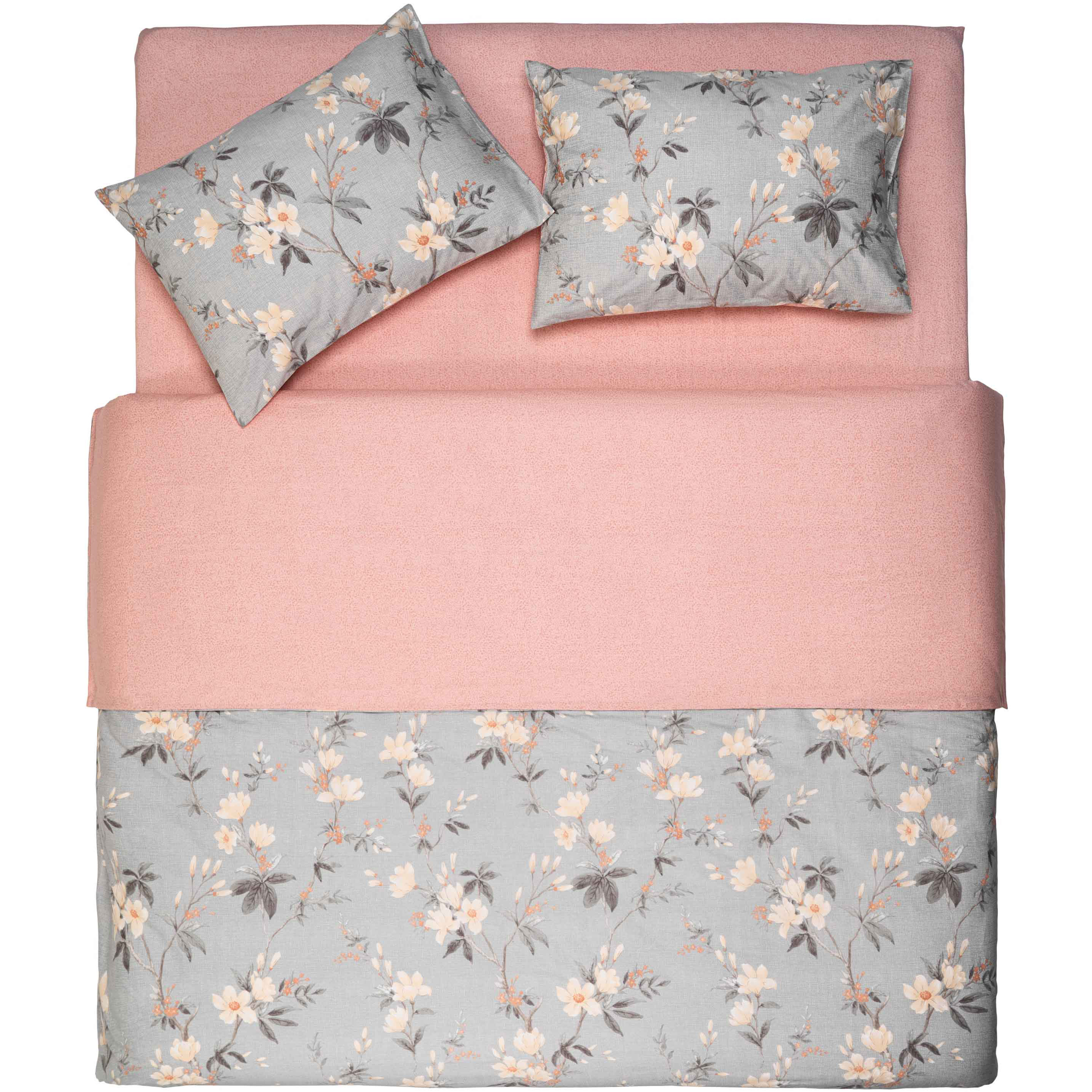 Комплект постельного белья Ardesto Gloria сатин двуспальный евро розовый (ART2022FP) - фото 1