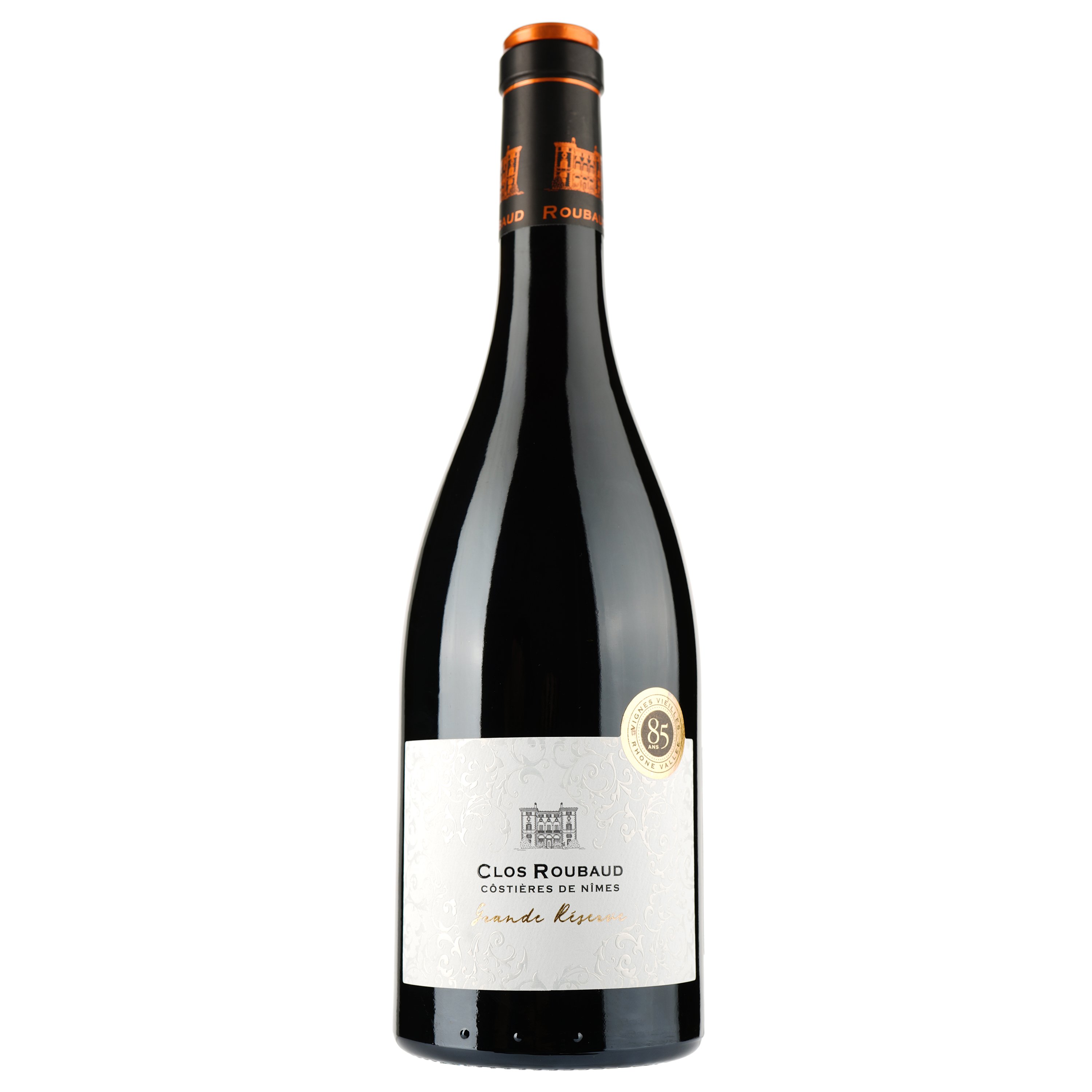 Вино Les Grandes Arenes Clos Roubaud Rouge 2021 AOP Costieres de Nimes, красное, сухое, 0,75 л - фото 1