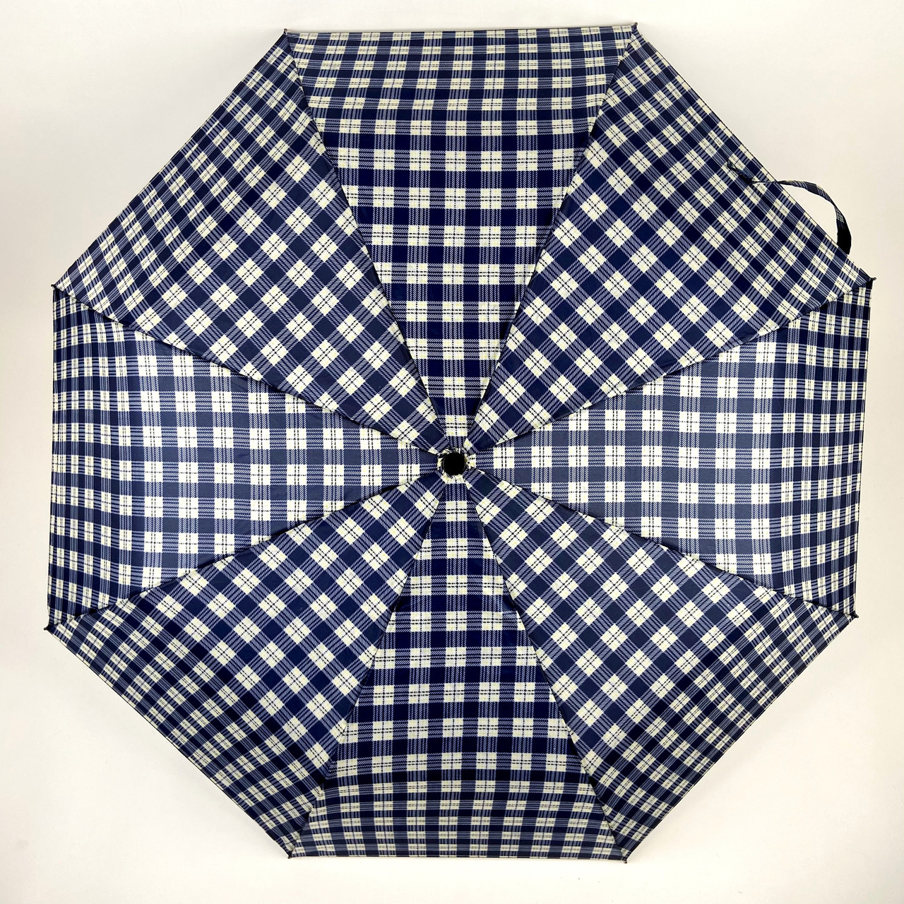 Женский складной зонтик полуавтомат S&L 98 см синий - фото 5
