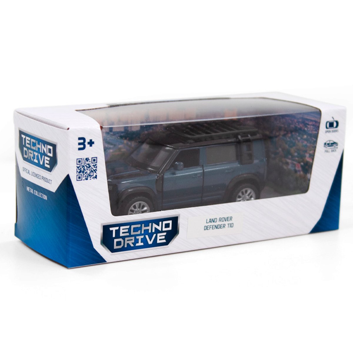 Автомодель TechnoDrive Land Rover Defender 110, синий (250290) - фото 12