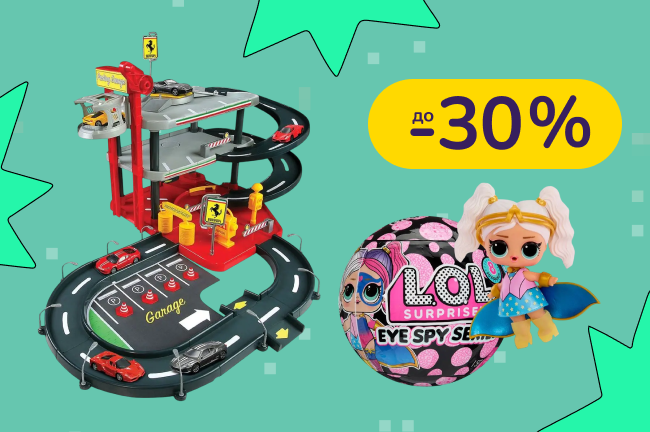 До -30% на іграшки Battat, Doka, Screechers Wild