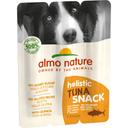 Купуй корм для собак обраних позицій та отримай подарунок ласощі для собак Almo Nature Holistic Snack. К-сть подарунків обмежена. Один подарунок на 1 замовлення в не залежності від кількості обраного 