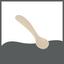 Набір тарілка на присосці і ложка Babymoov TAST'ISY, теракотовий (A005404) - мініатюра 2