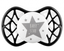 Силиконовая симметричная пустышка Nuvita Air55 Cool Baby Star, 0+ мес., черный (NV7065IB) - миниатюра 1