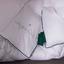 Одеяло пуховое MirSon Imperial Delight, зимнее, 205х172 см, белое с зеленым кантом - миниатюра 7