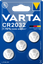 Батарейка Varta CR 2032 Bli 5 Lithium, 3-6 V, 5 шт. (6032101415) - миниатюра 1