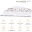 Одеяло шерстяное MirSon Luxury Exclusive №1364, демисезонное, 220x240 см, белое - миниатюра 4