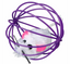 Игрушка для кошек Trixie Мяч с мышкой, 6 см, в ассортименте (4115_1шт) - миниатюра 1