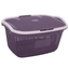 Корзина для белья Violet House Виолетта Plum, 40 л, фиолетовый (1016 Виолетта PLUM 40 л) - миниатюра 1