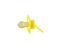 Пустышка латексная Baby Team, классическая, 0+ мес., желтый (3220_желтый) - миниатюра 3