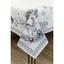 Скатертина гобеленова Прованс Silver Star 140х135 см сіра (31279) - мініатюра 1
