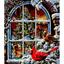 Картина по номерам ZiBi Art Line Окно в Рождество 40х50 см (ZB.64117) - миниатюра 1