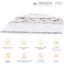 Одеяло бамбуковое MirSon Luxury Exclusive №1377, зимнее, 110x140 см, белое - миниатюра 6