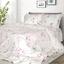 Комплект постельного белья Ярослав Сатин элегант se239 евро бело-розовый (48197) - миниатюра 1