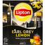 Чай черный Lipton Earl Grey Lemon, 184 г (92 шт. х 2 г) (923174) - миниатюра 1