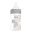 Пляшечка для годування Chicco Well-Being Physio з силіконовою соскою, 150 мл, сірий (28711.30) - мініатюра 2