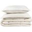Ковдра з подушками Karaca Home Cotton, 215х195 см, молочна (svt-2000022291071) - мініатюра 1