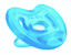Силиконовая ортодонтическая пустышка Nuby, с естественным движением соска, 0-6 мес., голубой (NV0202003SOSblue) - миниатюра 1
