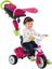 Трехколесный велосипед Smoby Toys Беби Драйвер с козырьком и багажником, розовый (741201) - миниатюра 9