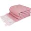 Плед Love You Крекер, бавовна, 200х140 см, рожевий (4438) - мініатюра 1