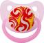 Пустышка силиконовая Lindo, анатомическая, 0-6 мес., розовый (А 32/0-6 роз) - миниатюра 1