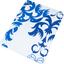Комплект постільної білизни Rigel Трафарет бязь 220х200 см білий з синім (170309) - мініатюра 2
