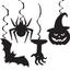 Подвеска-спираль бумажная Yes! Fun Halloween, 80 см, Ужасный день, 4 шт. (973639) - миниатюра 1